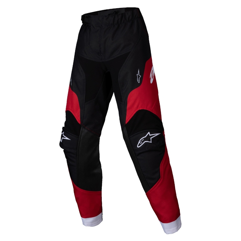Alpinestars Racer Veil laste motokrossipüksid mustad ja punased