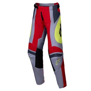 Alpinestars Racer Melt laste motokrossipüksid Punased ja hallid