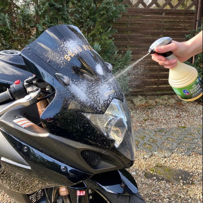 BIO mootorratta puhastusvahend S100 Bio Moto Wash 750 ml