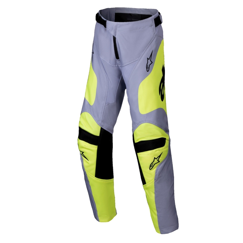 Alpinestars Racer Veil laste motokrossipüksid hallikas-fluo kollane