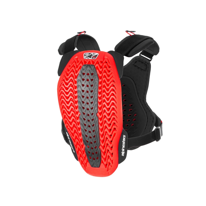 Alpinestars A-5 Plasma must-punase-valge rinnakaitse