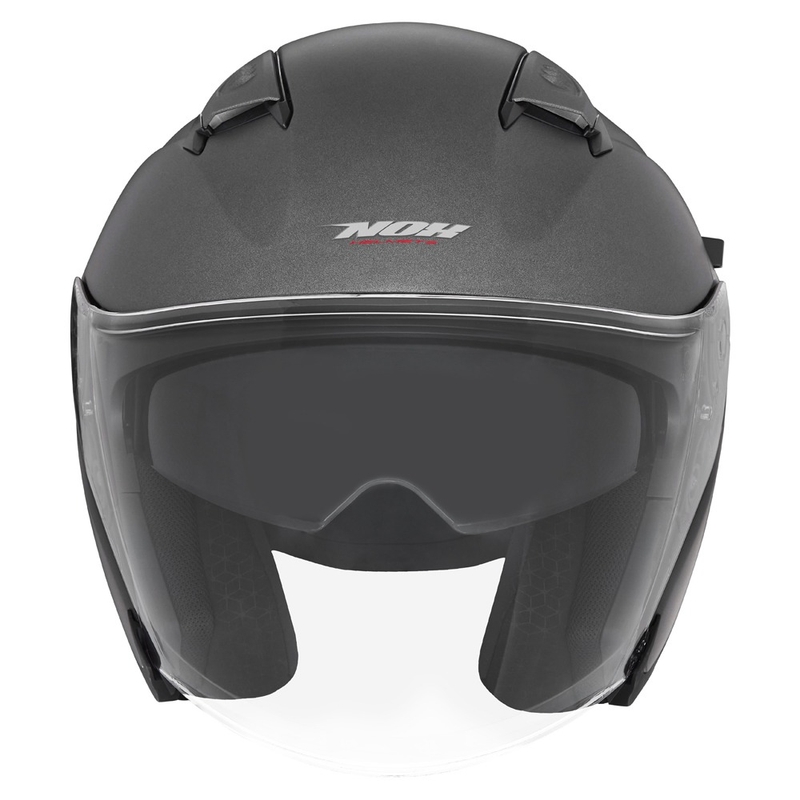 Avatud mootorratta kiiver NOX N130 matt titaan