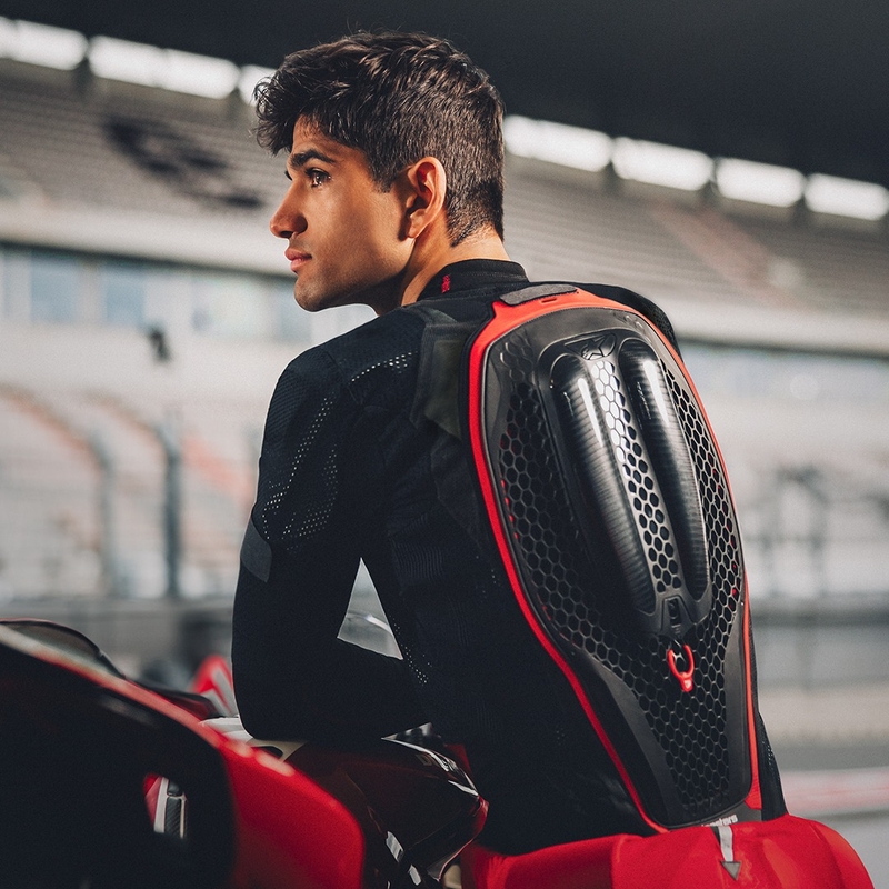Airbag vest Alpinestars TECH-AIR®7X süsteem must-punane allahindlus