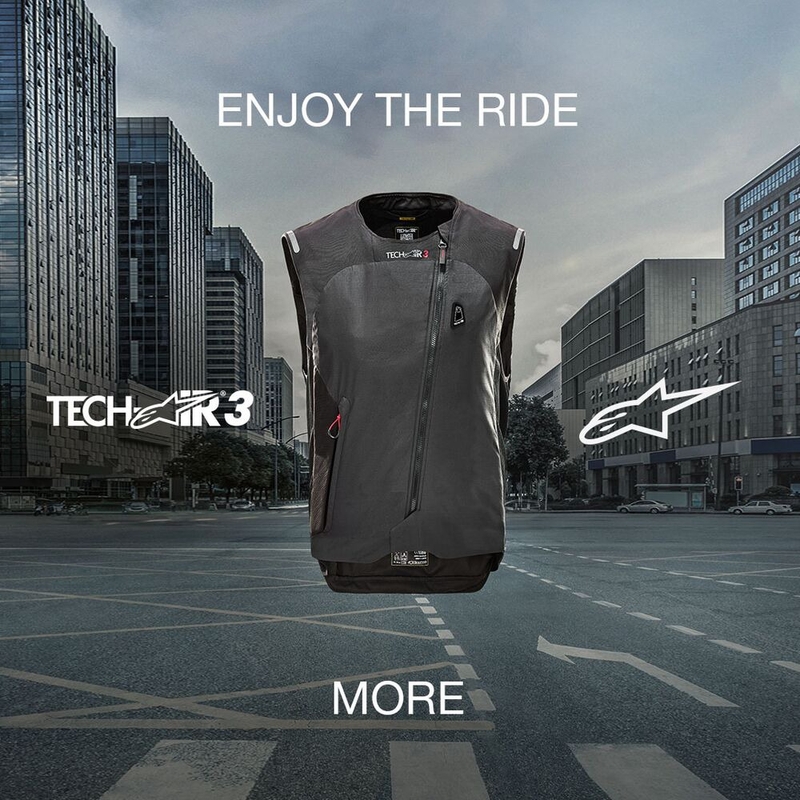 Alpinestars Stella TECH-AIR®3 süsteemi naiste turvavest must-tumehall