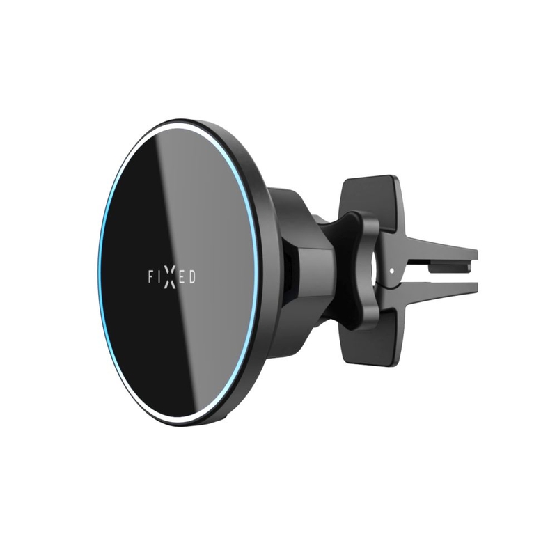 FIXED MagRound traadita laadimishoidik MagSafe toega must 15W