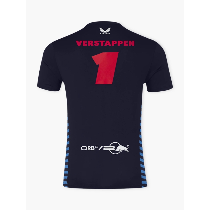 T-särk Red Bull Racing F1 Max Verstappen tumesinine