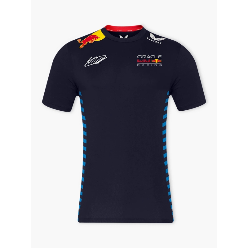 T-särk Red Bull Racing F1 Max Verstappen tumesinine