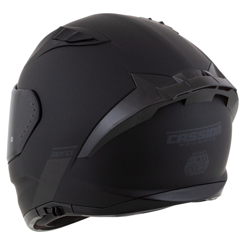 Cassida Aero Integraalne mootorratta kiiver matt must-hall