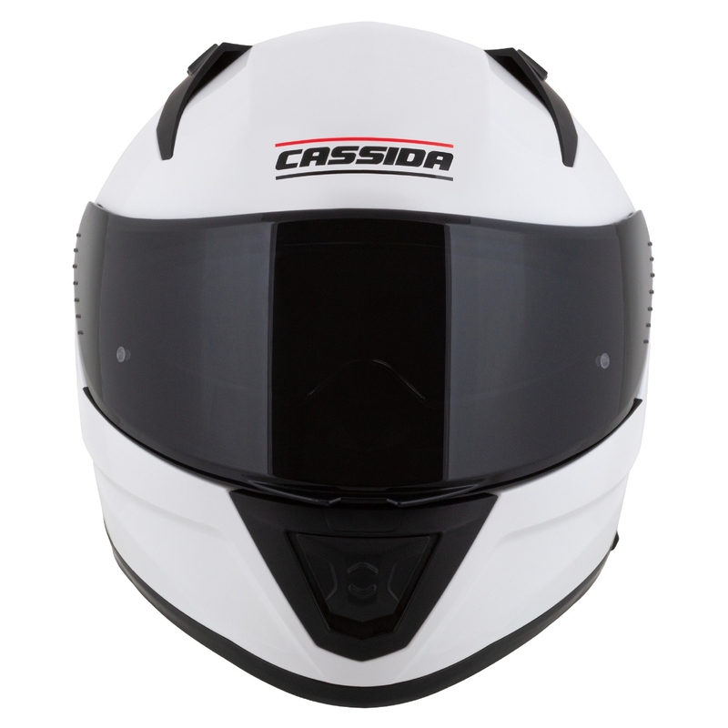Cassida Aero Integraalne mootorratta kiiver matt valge-must