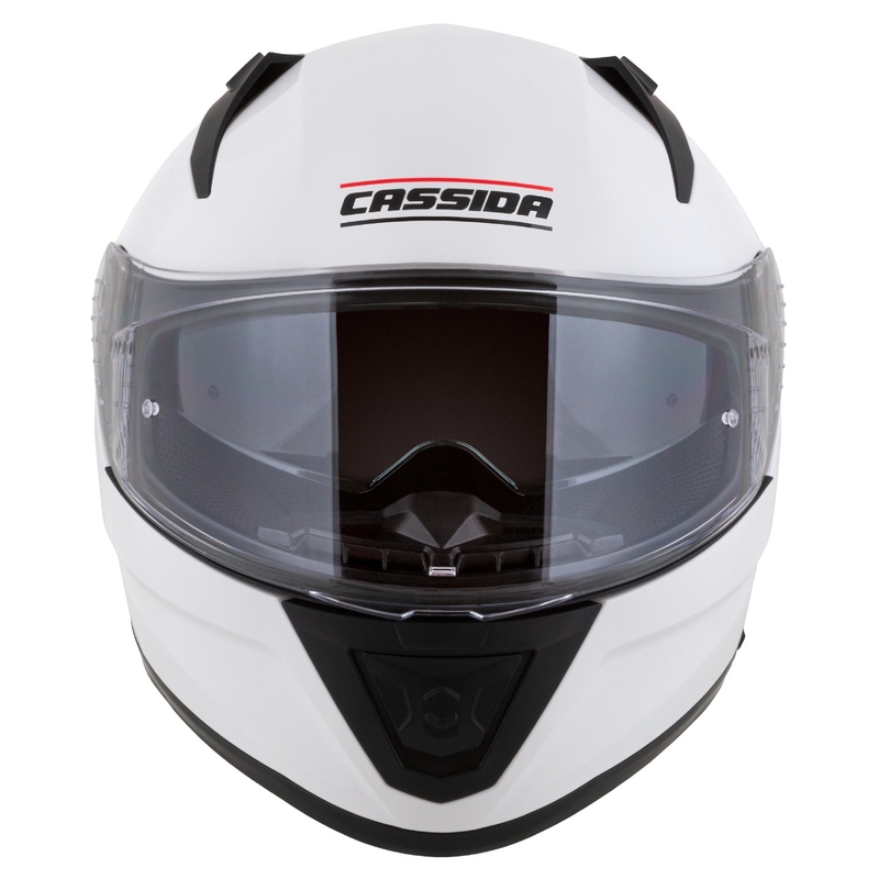 Cassida Aero Integraalne mootorratta kiiver matt valge-must