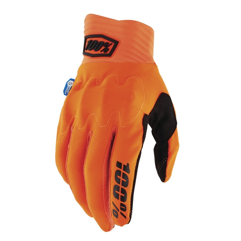 Motokross-kindad 100% Cognito Smart Shock fluo oranž