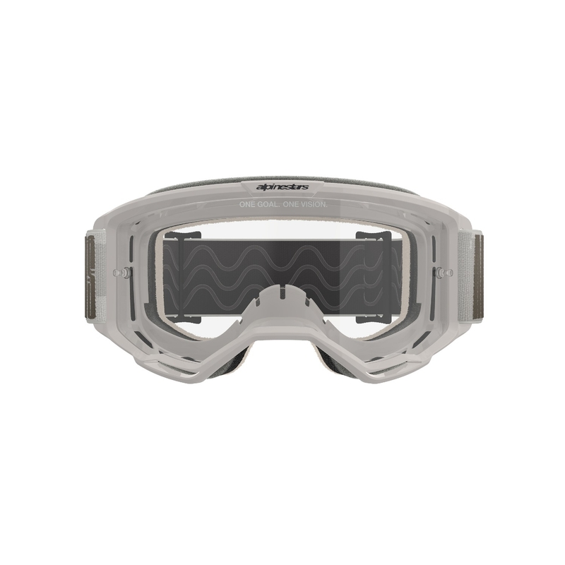 Alpinestars Vision 5 Hollow motokrossiprillid liiv koos läbipaistva pleksiga