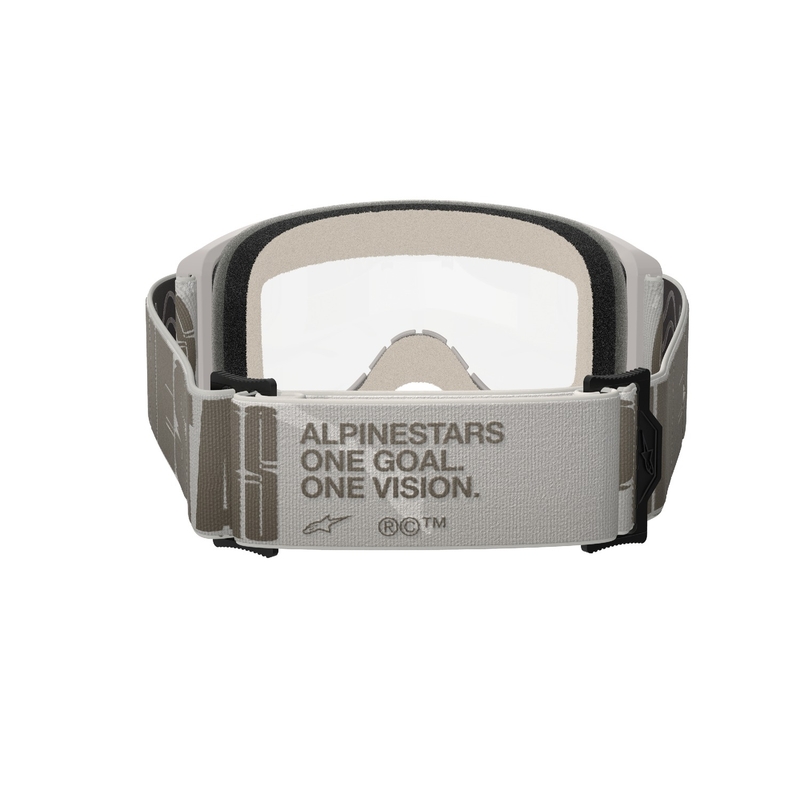 Alpinestars Vision 5 Hollow motokrossiprillid liiv koos läbipaistva pleksiga