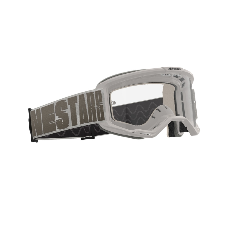 Alpinestars Vision 5 Hollow motokrossiprillid liiv koos läbipaistva pleksiga