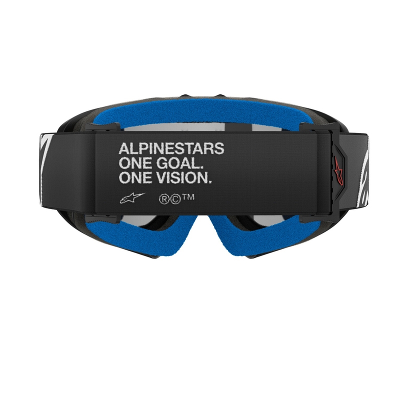 Alpinestars Vision Youth Corp laste motokrossiprillid mustad, hõbedaste peegelobjektiividega
