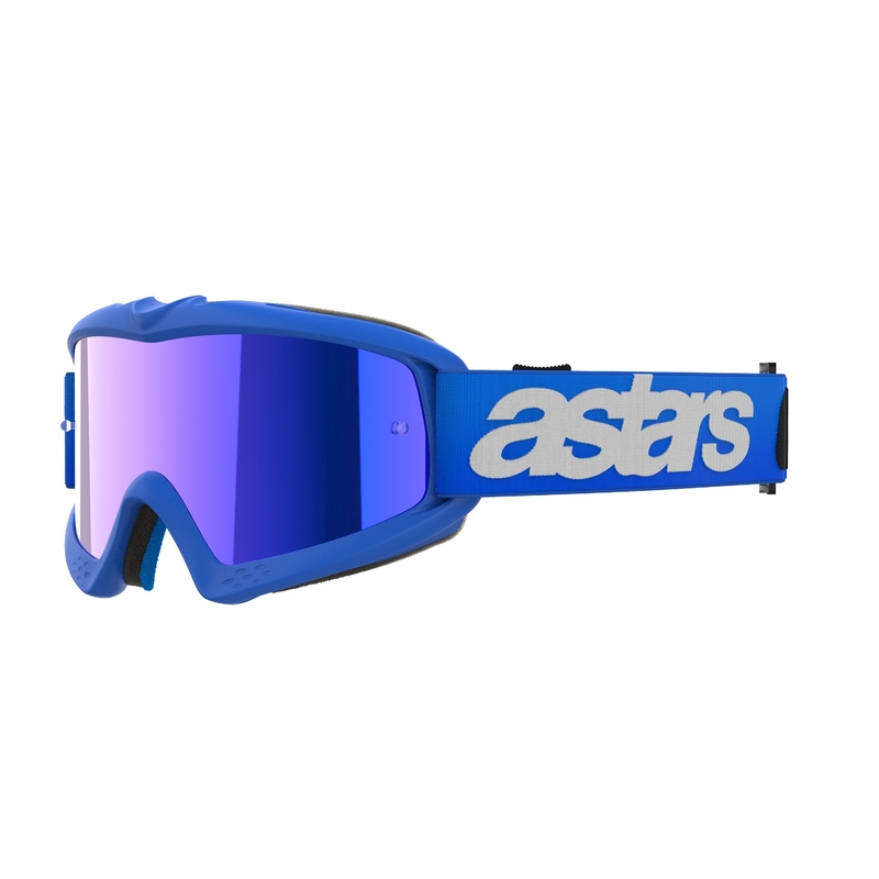 Alpinestars Vision Youth Blaze sinised laste motokrossiprillid sinise peegliläätsega