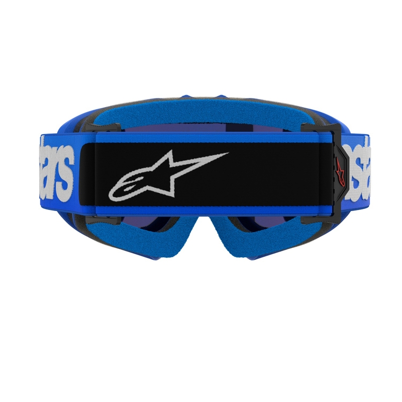 Alpinestars Vision Youth Blaze sinised laste motokrossiprillid sinise peegliläätsega