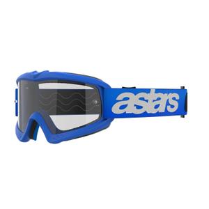 Alpinestars Vision Youth Blaze sinised laste motokrossiprillid läbipaistva klaasiga