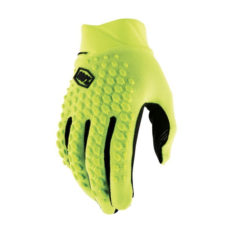 Motokross-kindad 100% Geomatic fluo kollane