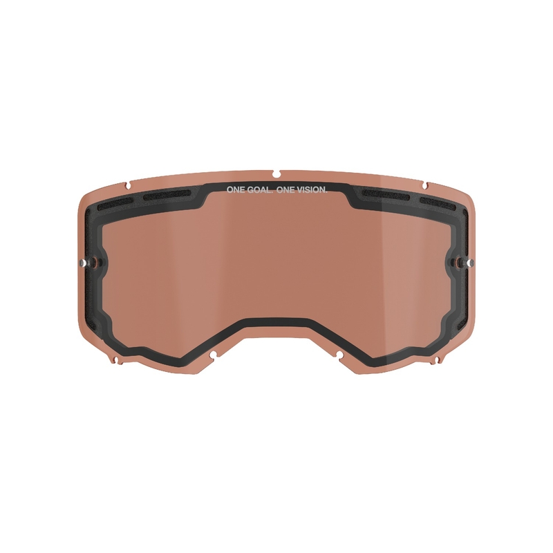 Plexiklaas Alpinestars Vision 8/5/3 topelt antifog oranž pruunile afterburnile