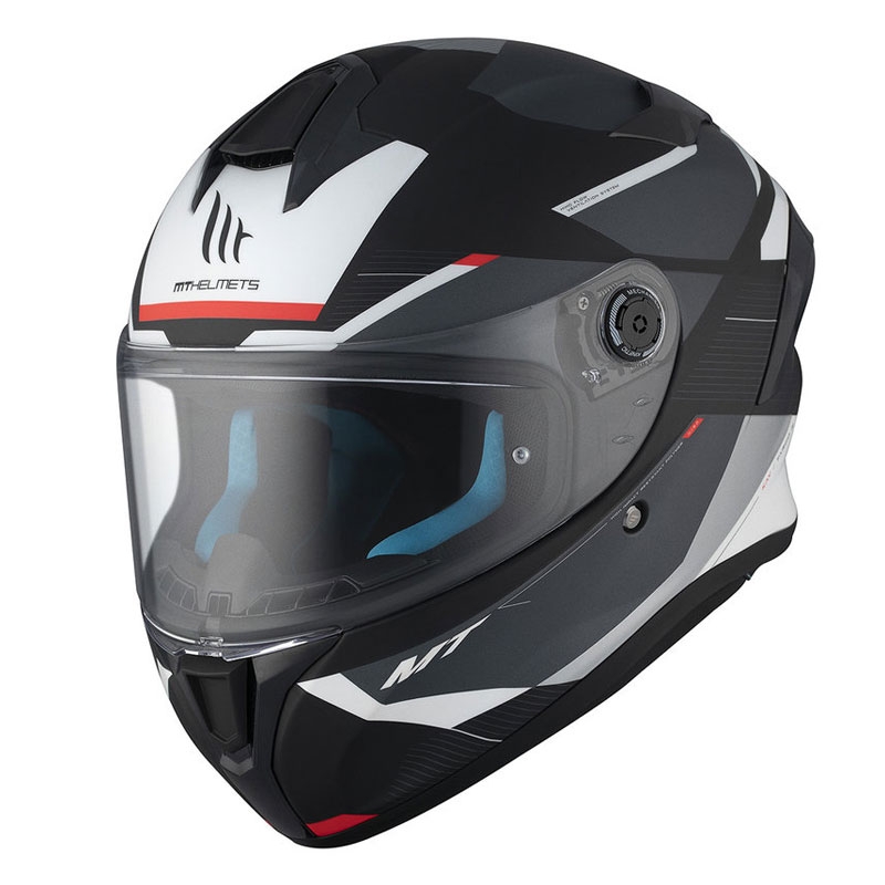 Integrální helma na motorku MT TARGO S KAY B2 matná černo-šedo-bílá - II. jakost