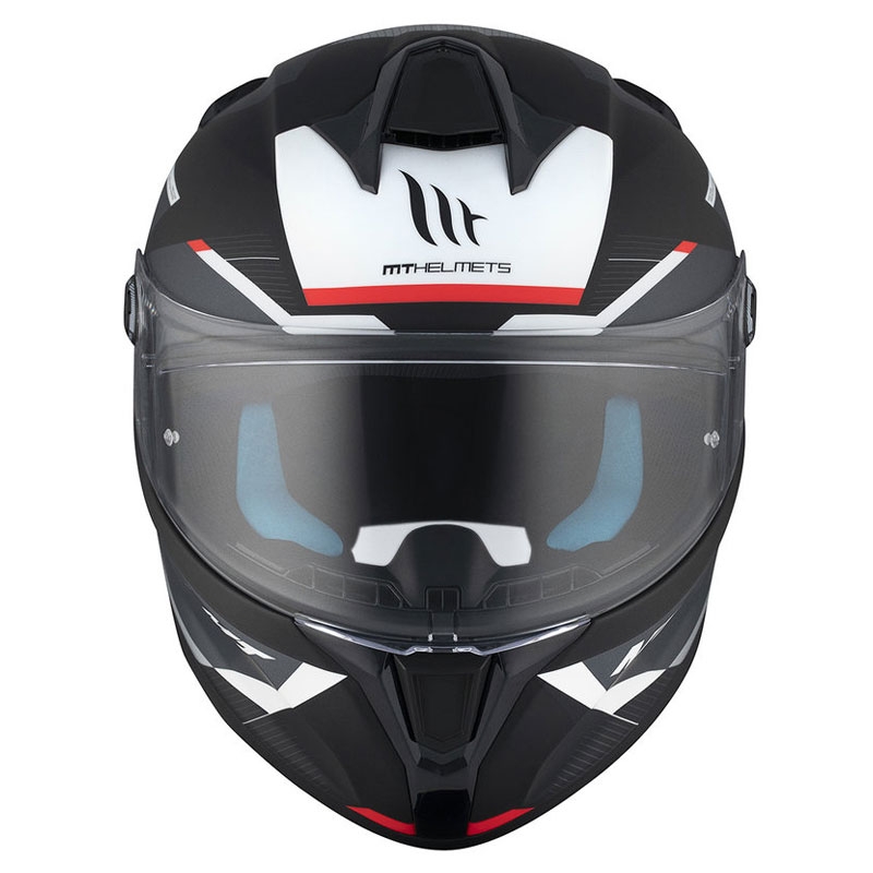 Integrální helma na motorku MT TARGO S KAY B2 matná černo-šedo-bílá - II. jakost