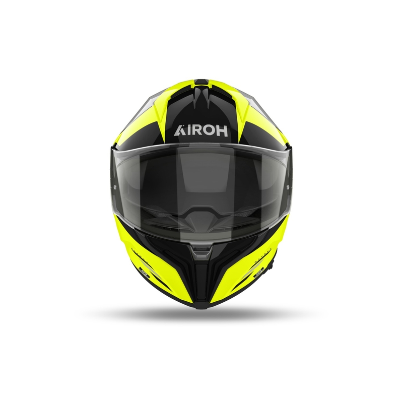 Integrální helma na motorku Airoh MATRYX Thron žlutá