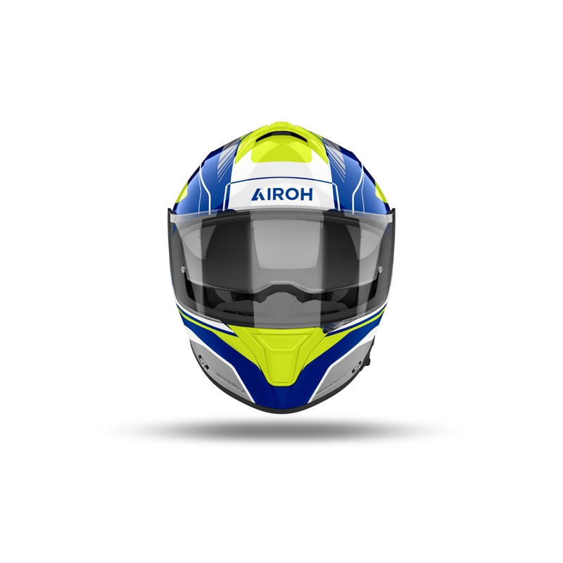 Integrální helma na motorku Airoh SPARK 2 Chrono lesklá modro-žlutá