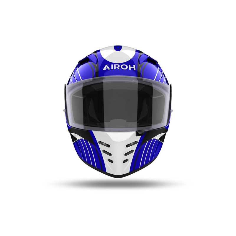 Integreeritud mootorratta kiiver Airoh CONNOR Achieve läikiv sinine