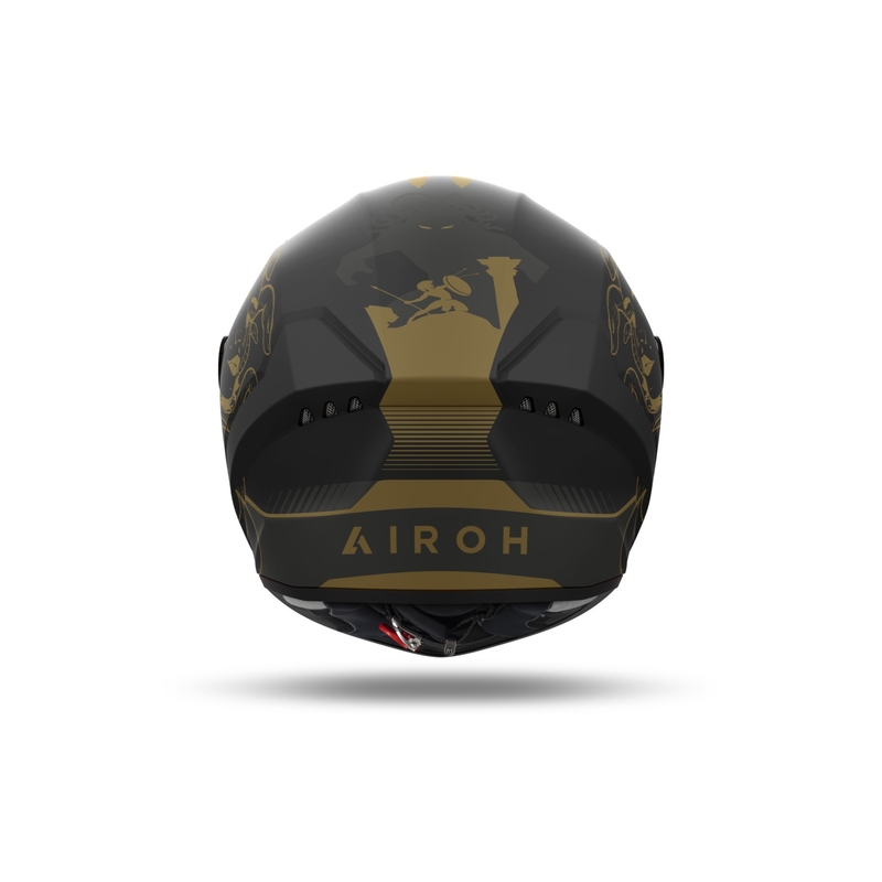 Integreeritud mootorratta kiiver Airoh CONNOR Titan matt must