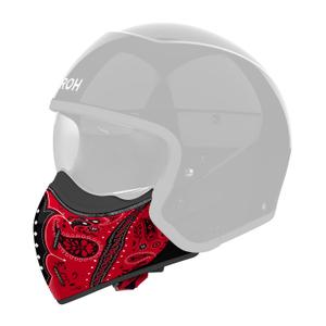 Lõuakaitse Airoh J110 Paesly kiivritele läikiv punane