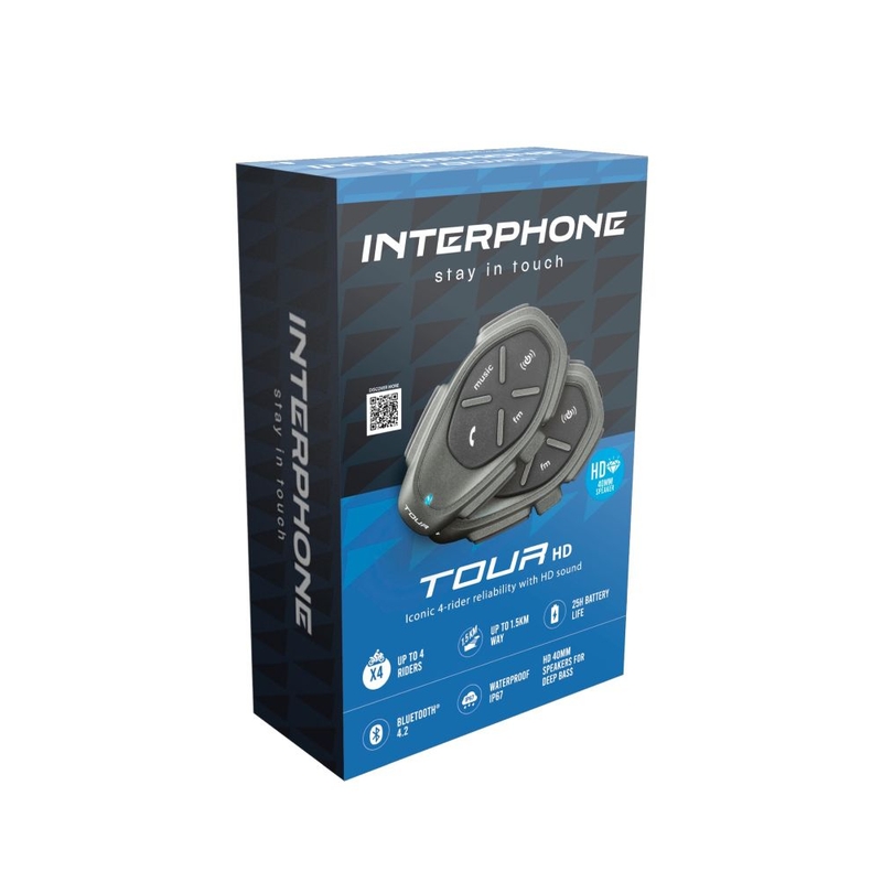 Bluetooth-vabakäeseade Interphone CellularLine TOUR HD üksikpakend