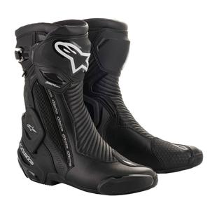 Alpinestars SMX Plus 2 Gore-Tex Black-Silver mootorratta saapad