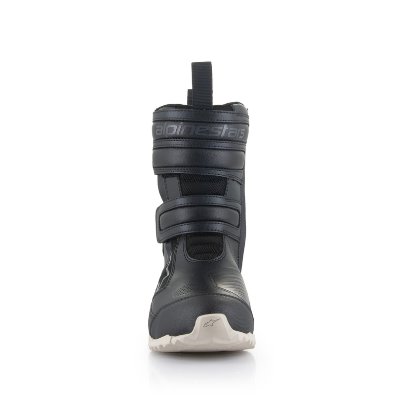 Alpinestars Stella RT-7 Drystar must-valge naiste mootorratta saapad