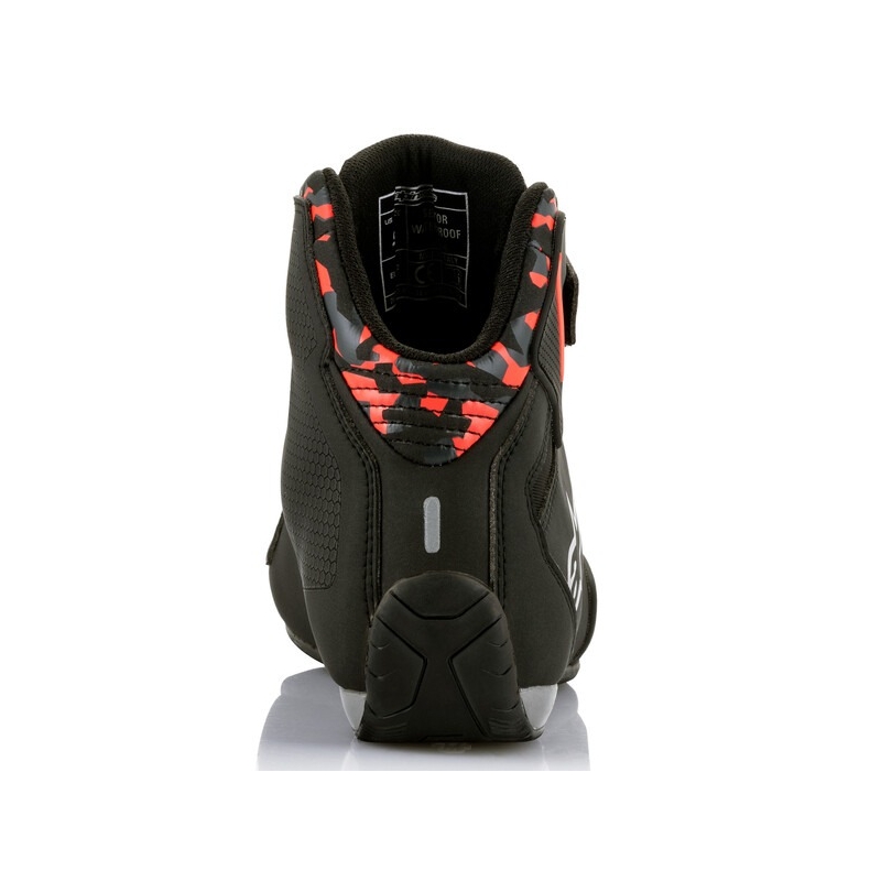 Alpinestars Sektor veekindlad must-punane-hall-toonekollane mootorratta saapad