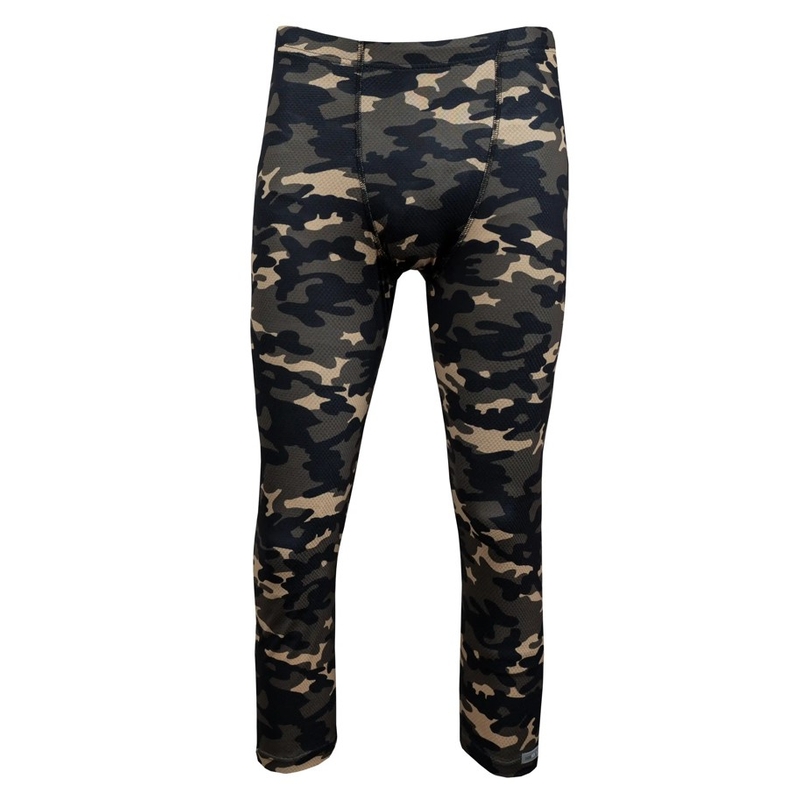 Termilised aluspüksid nanosilver® 3/4 camo oliivroheline