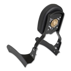 Esikaaslase istme seljatugi - KAWASAKI Vulcan S 650 kuldse motiiviga RoadStyler must matt