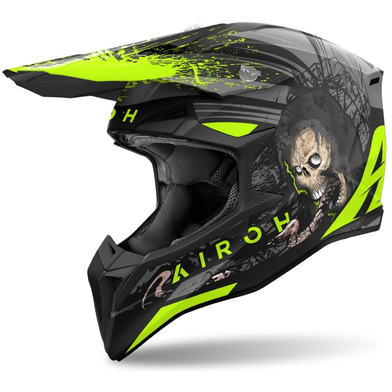 Motokrossi kiiver Airoh Wraaap Darkness matt