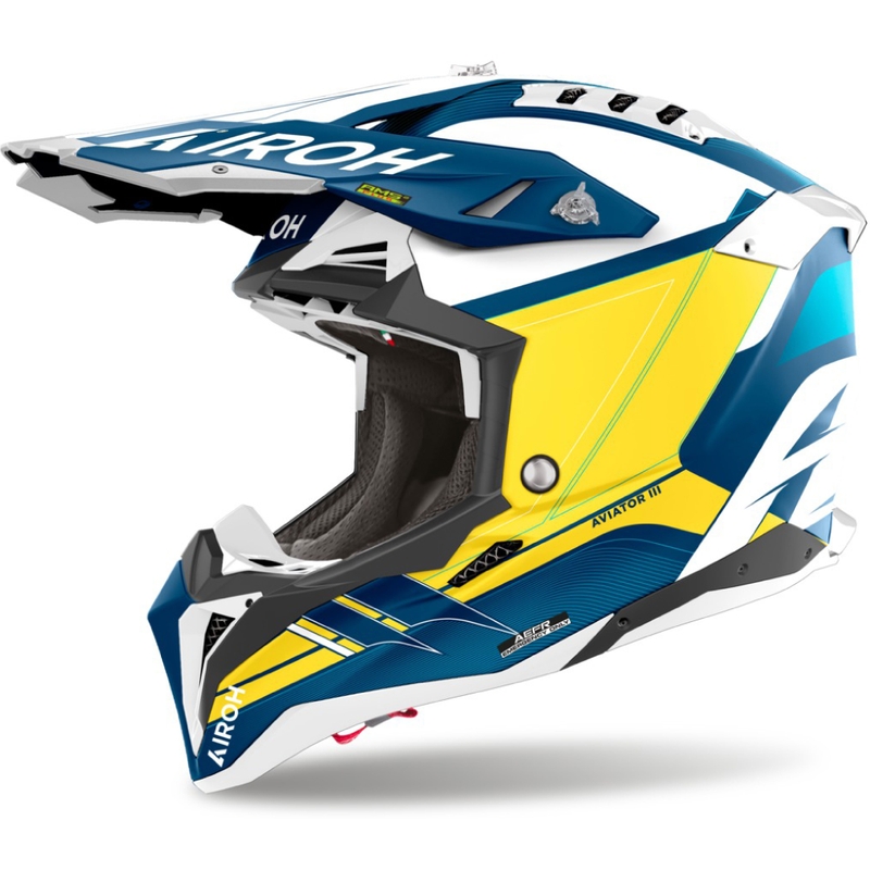 Motokrossikiiver Airoh Aviator 3 Saber matt sinine