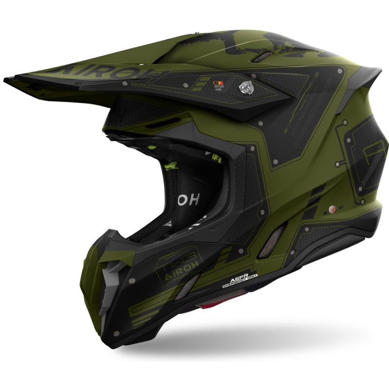 Motokrossikiiver Airoh Twist 3 Military matt