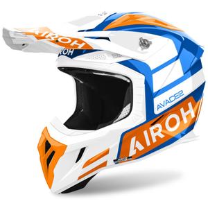 Motokrossi kiiver Airoh Aviator Ace 2 Sake läikiv oranž