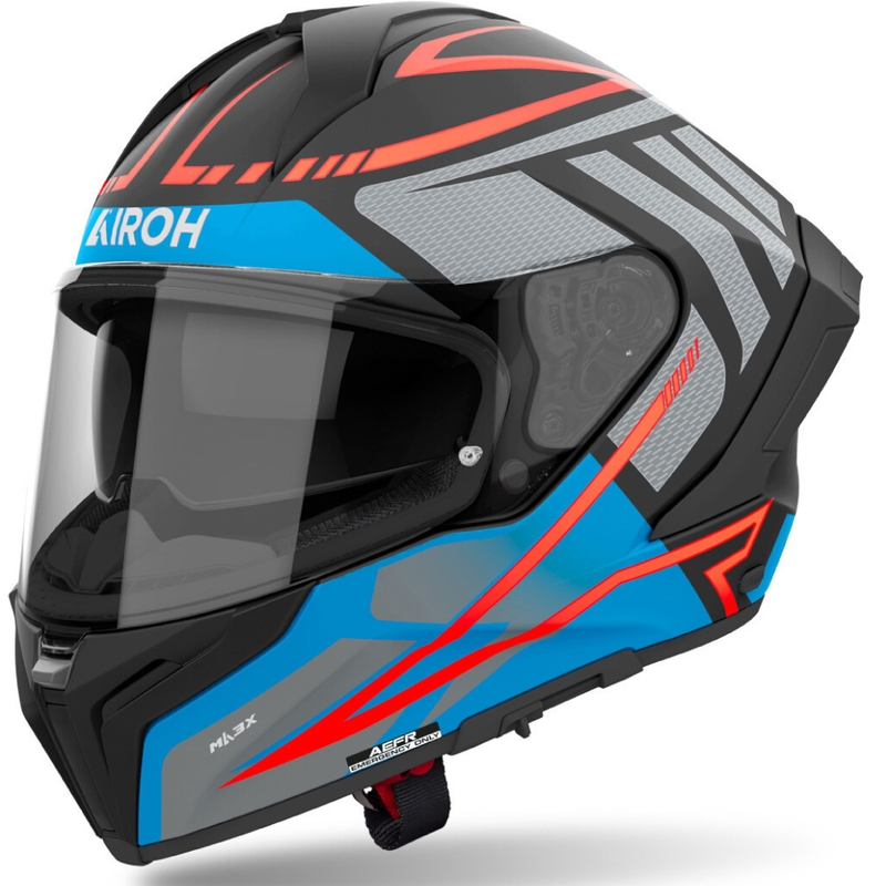 Integreeritud mootorratta kiiver Airoh Matryx Rider tumesinine matt