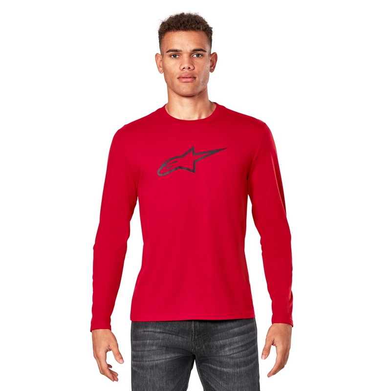 Tričko s dlouhým rukávem Alpinestars Backhand CSF červené