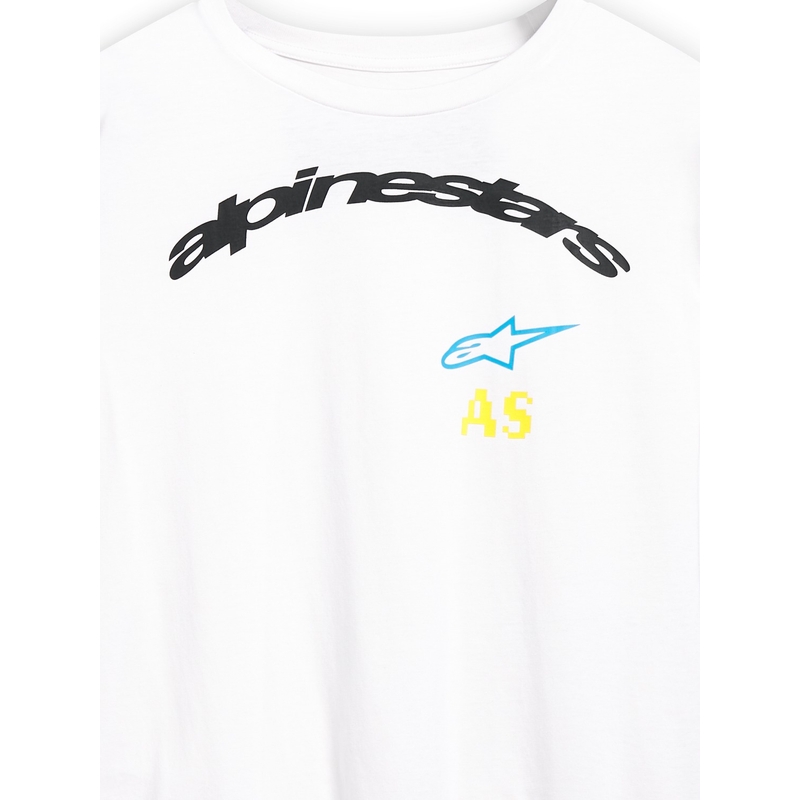 Tričko s dlouhým rukávem Alpinestars Brundo CSF bílé
