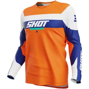Laste motokrossitrikoo Shot Draw League oranž