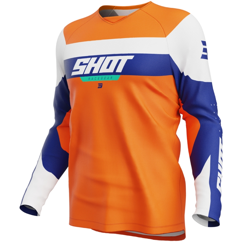 Laste motokrossitrikoo Shot Draw League oranž