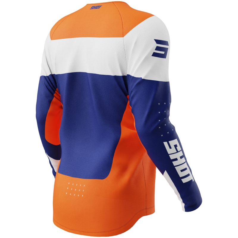 Laste motokrossitrikoo Shot Draw League oranž