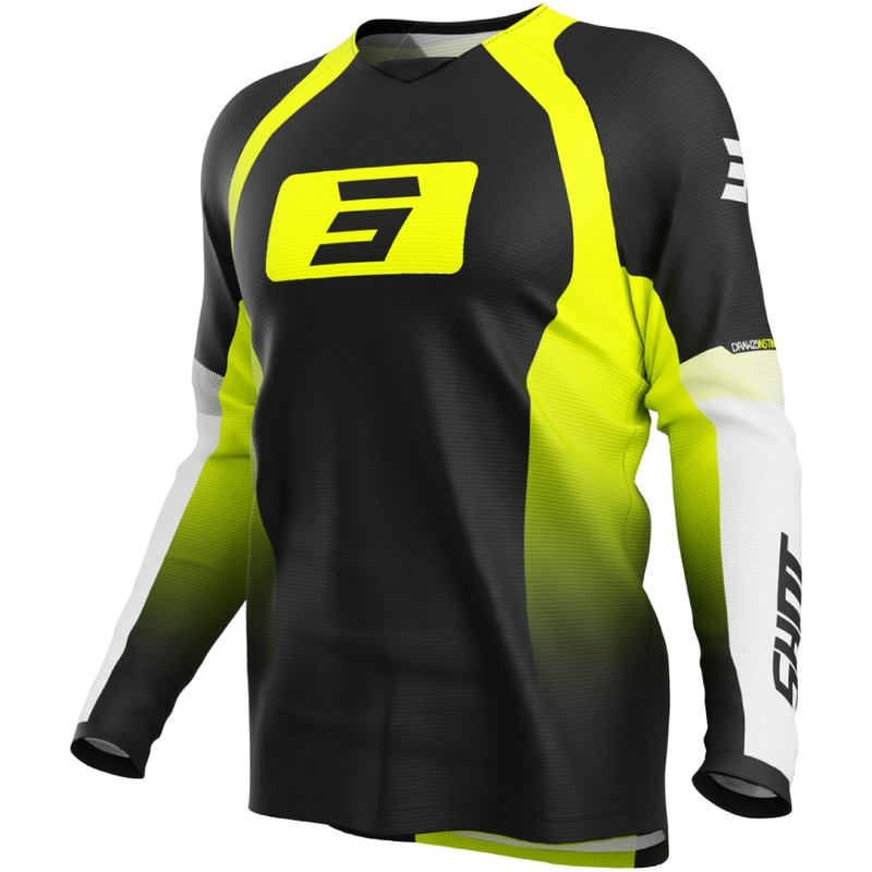 Motokross trikoo Shot Draw Instinct fluo kollane
