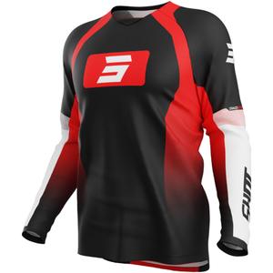 Motokross trikot Shot Draw Instinct punane