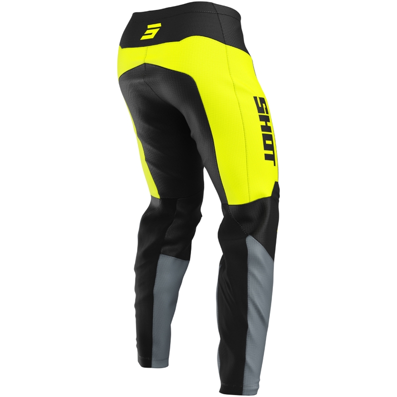 Shot Devo League motokrossi püksid fluo kollane